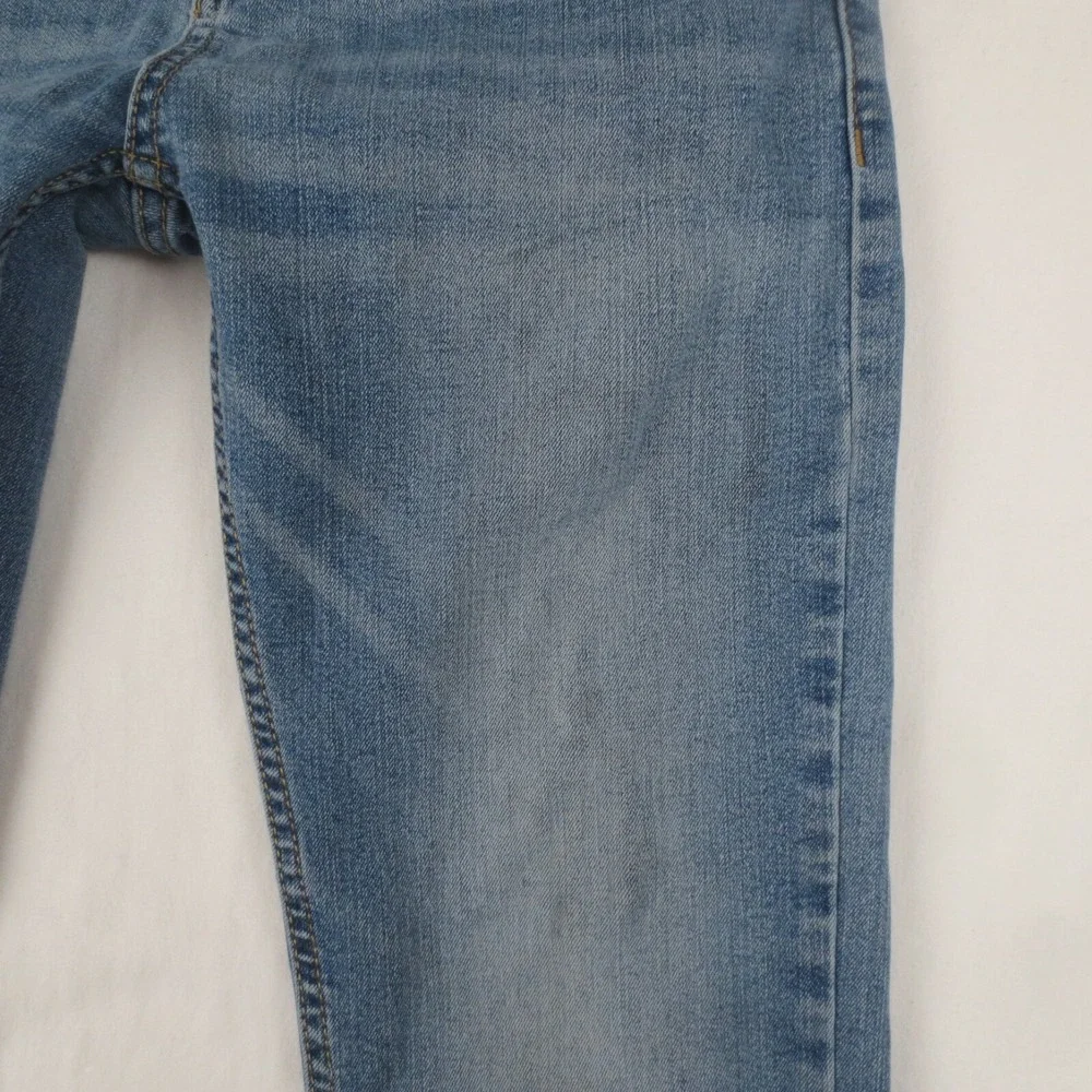 Levis 510 Jeans Girls 16 Reg (Actual 28x29) Blue Skinny Fit Stretch Light Denim